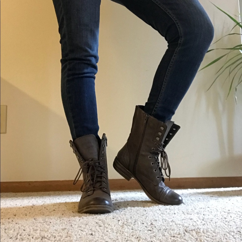 Lace up boots